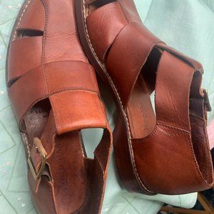 Cole Haan Leather Brown Sandals No Wear Perfect Condition SZ 10.5 D